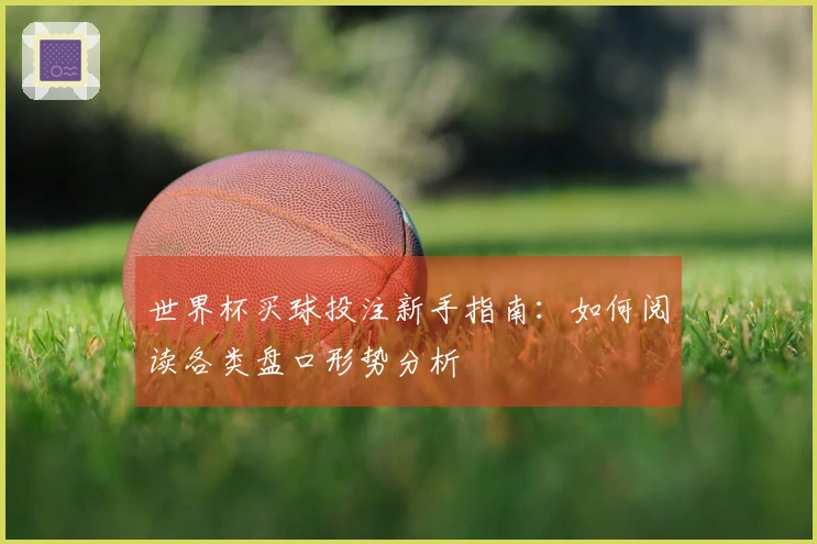 世界杯买球投注新手指南：如何阅读各类盘口形势分析