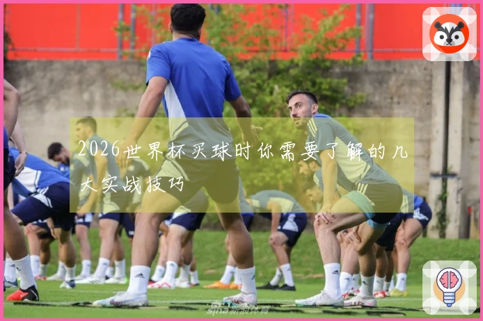 2026世界杯买球时你需要了解的几大实战技巧